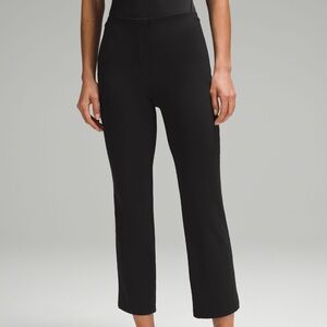 Lululemon Smooth Fit Pull-On High-Rise Cropped Pant - Size 14, Color: Black